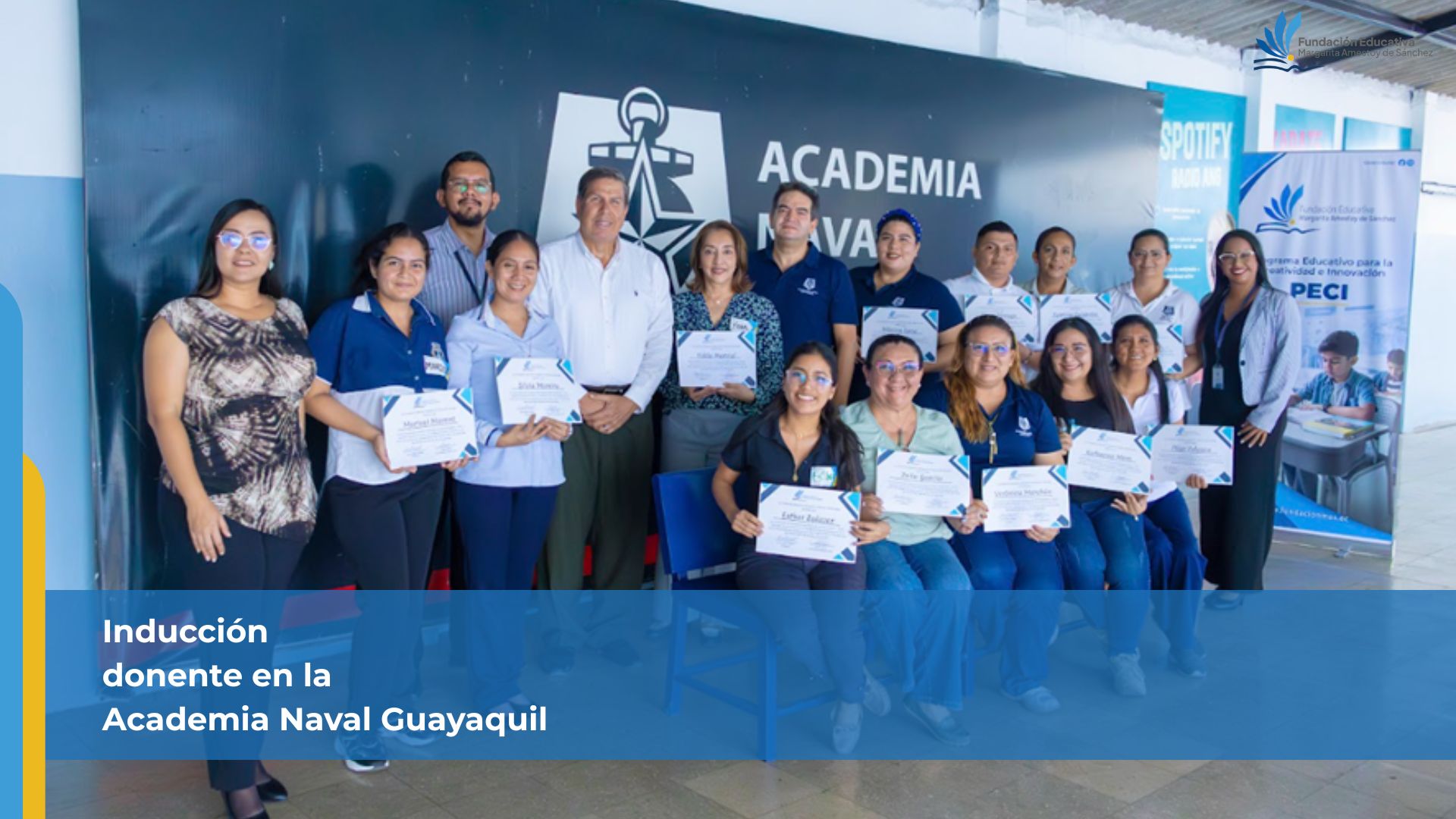 FEMAS desarrolló inducción docente en la Academia Naval Guayaquil
